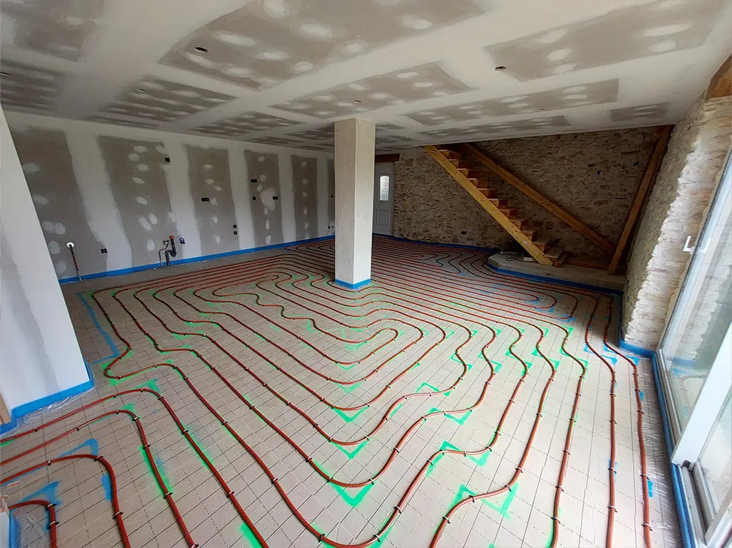 Pompe à chaleur & plancher chauffant